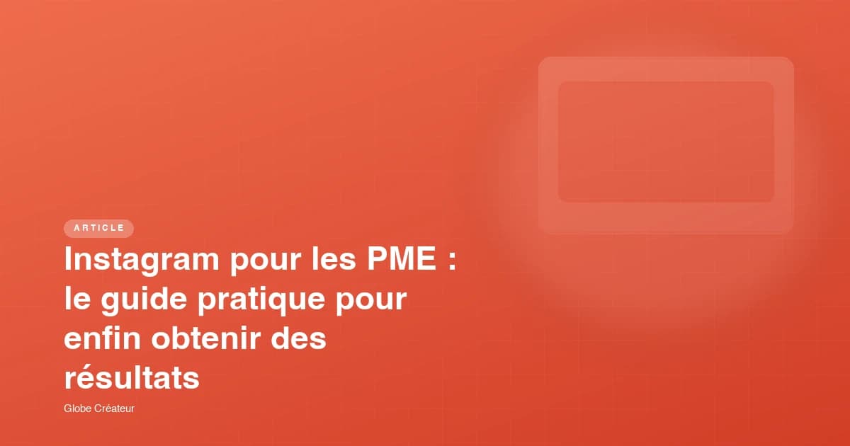 Smartphone affichant un feed Instagram professionnel avec des statistiques de performance