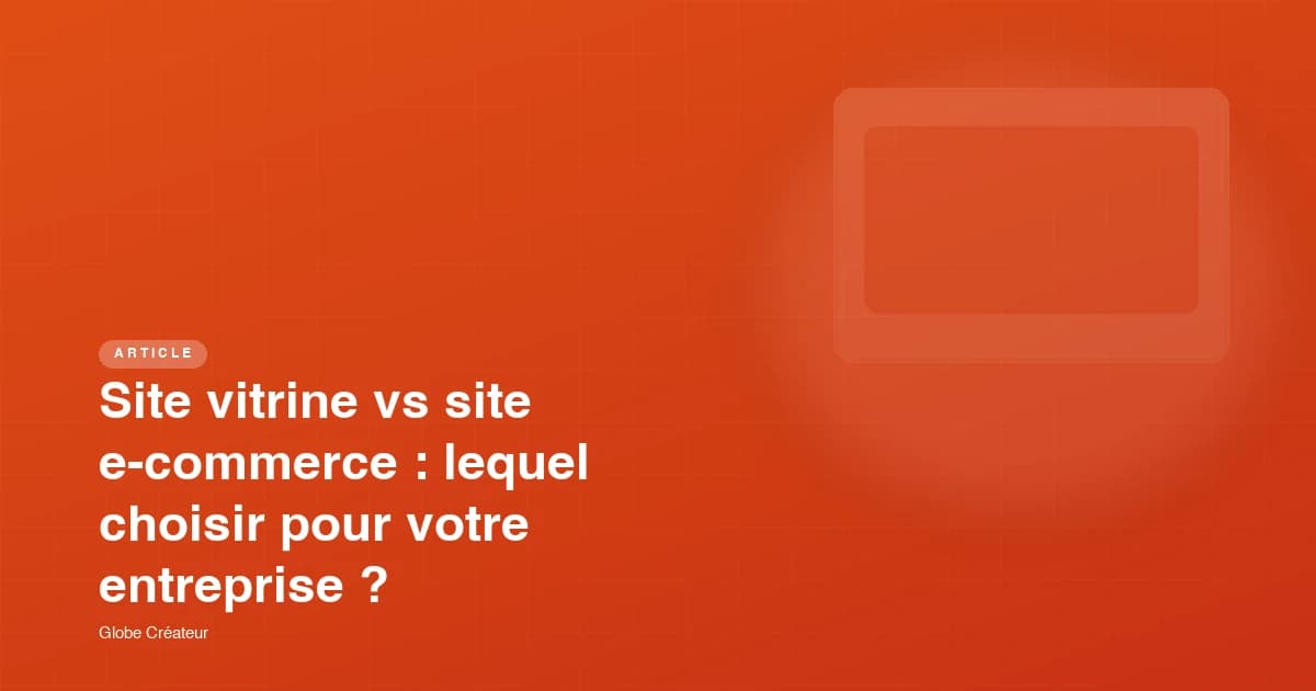 Écran partagé montrant un site vitrine élégant et une boutique en ligne avec panier