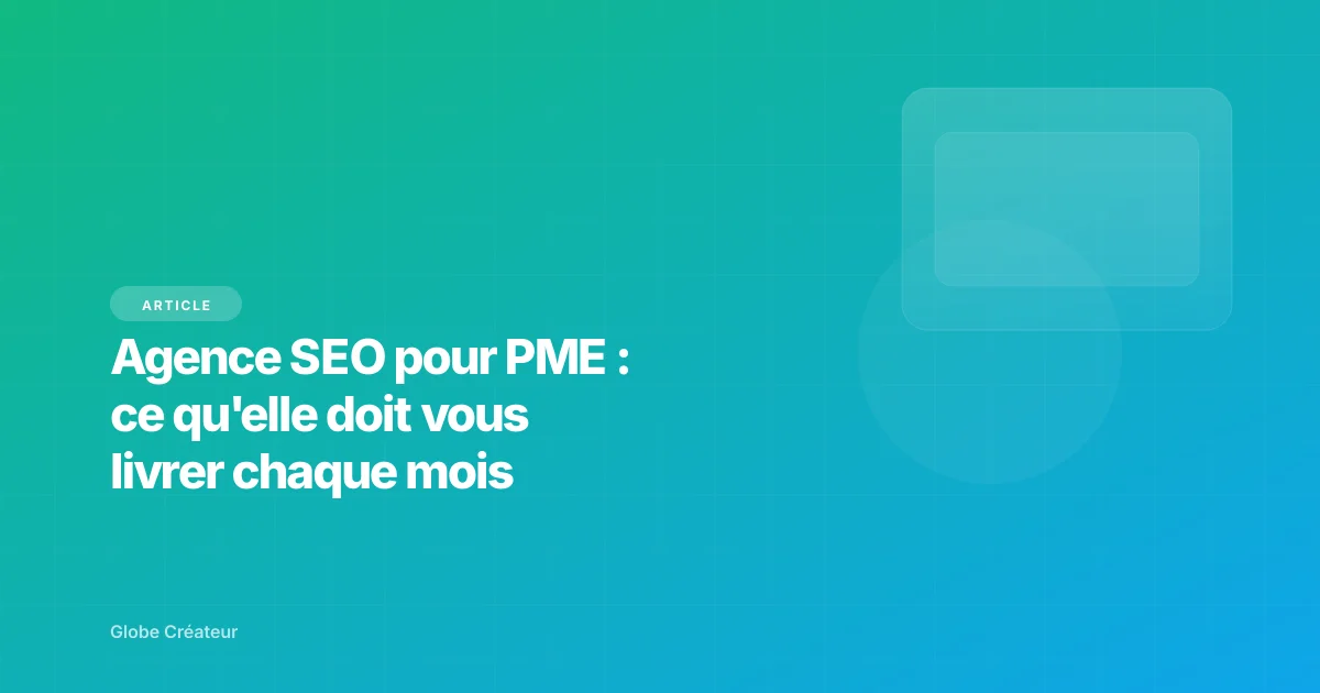 Dirigeant de PME examinant le reporting mensuel de son agence SEO