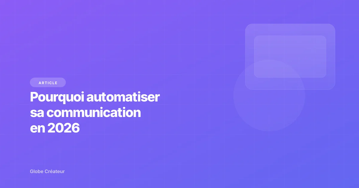 Schéma d'automatisation no-code avec des flux connectés