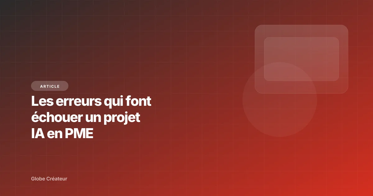 Dirigeant de PME face à un tableau de décisions pour son projet d'intelligence artificielle