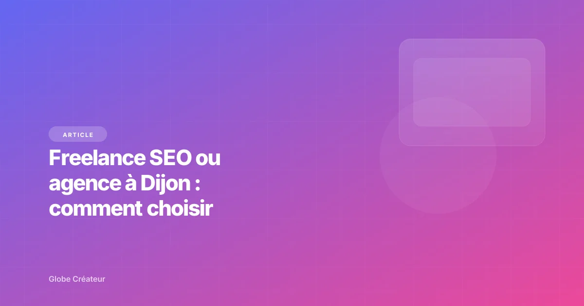 Comparaison entre un consultant SEO indépendant et une équipe d'agence